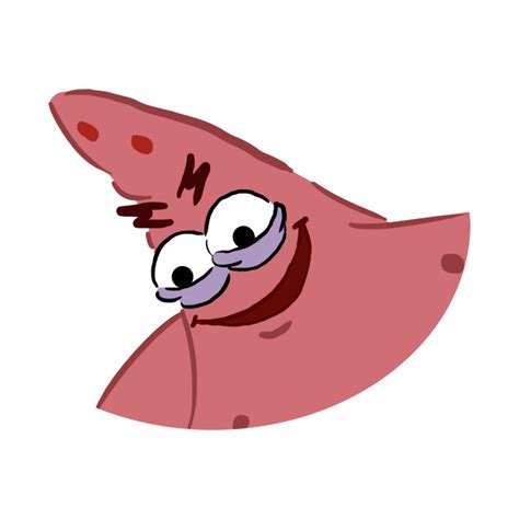Evil Patrick Meme Patrick Star T Shirt Teepublic