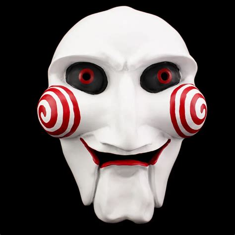 Chainsaw Massacre Jigsaw Puppet Mask Full Face Halloween Creepy Movie