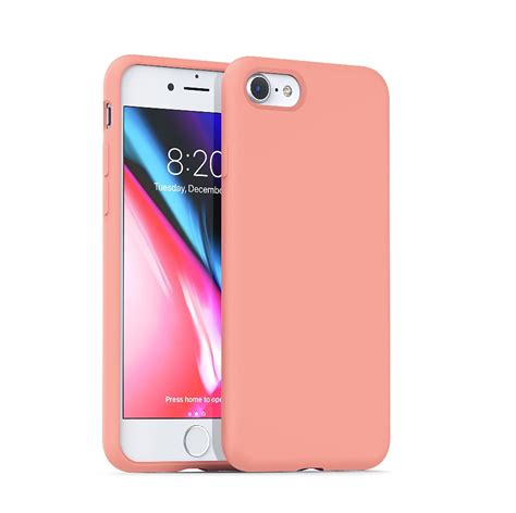 Iphone Se 2020 Hoesje Siliconen Roze Phone Factory