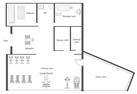Fitness Facility Floor Plan Floorplansclick