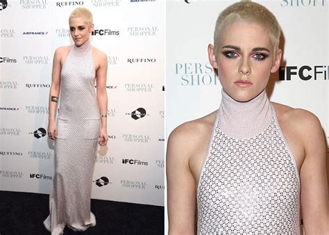 Kristen Stewart Dressed Up Buzzcut For Red Carpet Appearance