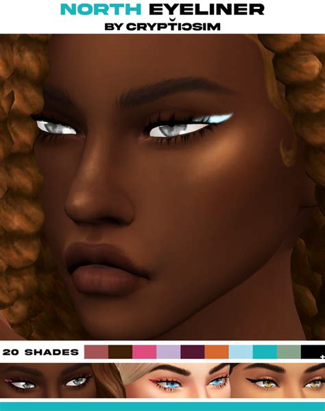 North Eyeliner Crypticsim On Patreon The Sims Sims 4 Cas Sims Cc