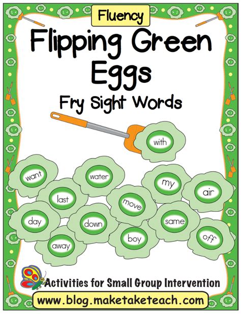 Flipping Green Eggs Fry Make Take And Teach