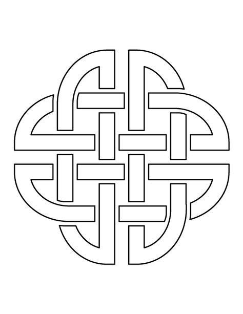 Celtic Knot Pattern Use The Printable Outline For Crafts Creating