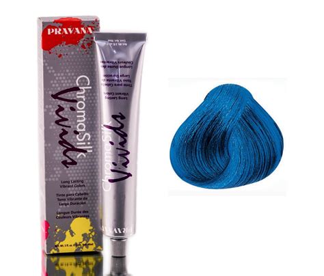 Pravana Chromasilk Vivids Creme Hair Color Color Blue Topaz