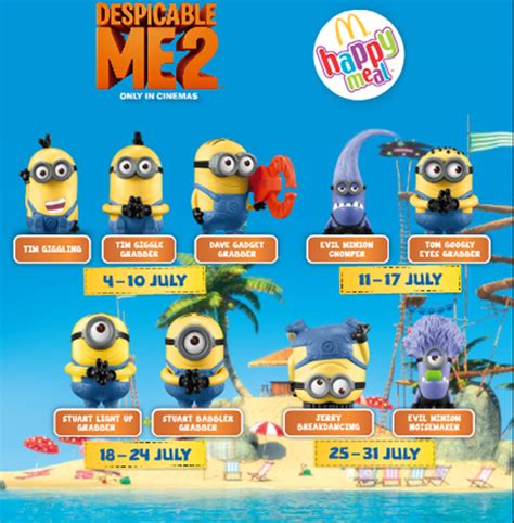 Mcdonald's happy meal minions toys yellow balls 25 different to choose from new. Despicable Me's Minion from McDonald's - CleverMunkey ...