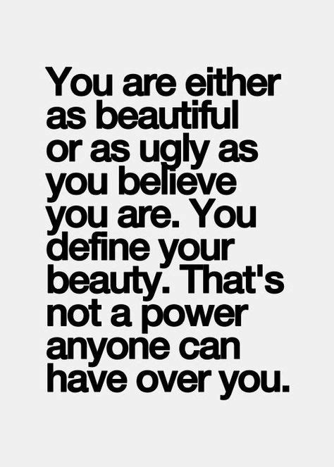 You Define Your Beauty With Images Self Esteem Quotes Words