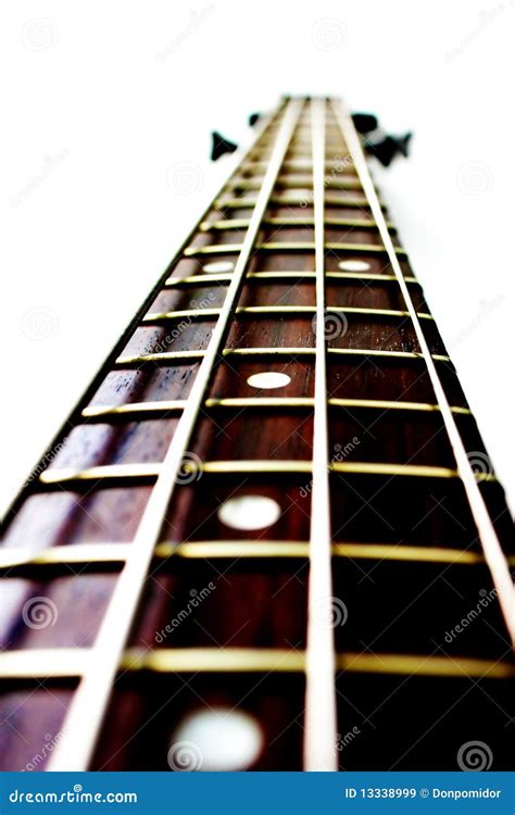 Neck Of A Bass Guitar Stock Image Image Of Instrument 13338999