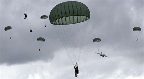 Paratroopers Jump From A C 17 Globemaster Iii Over Nara And Dvids