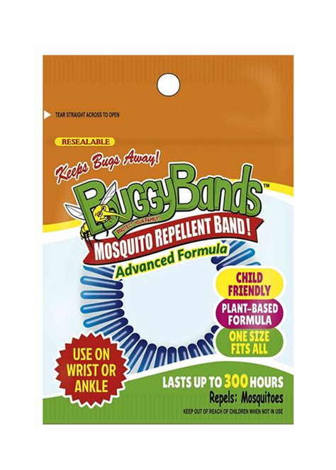 Buggybands Insect Repellent Wristband For Mosquitoesother Flying