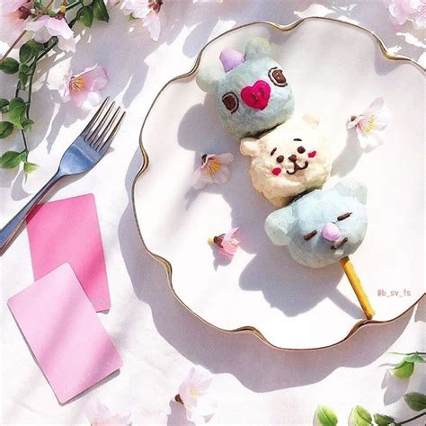 Pin By Jiminssi ️ On Bt21 ️ Cute Food Cute Desserts Food Videos