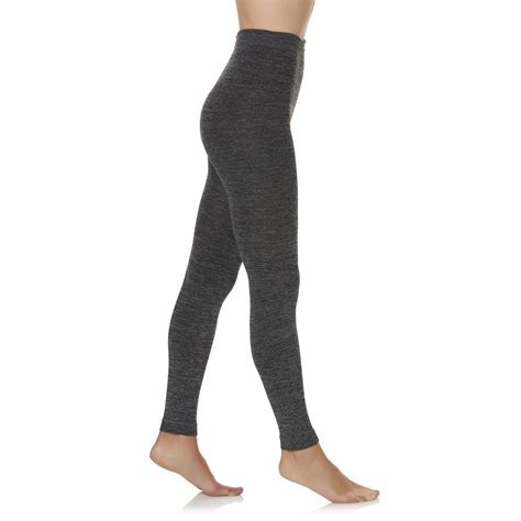 Womens Fleece Lined Tights Space Dyed