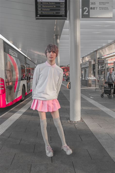 Here Im Showing Off My Kawaii Femboy Minimalistic Outfit While Giving