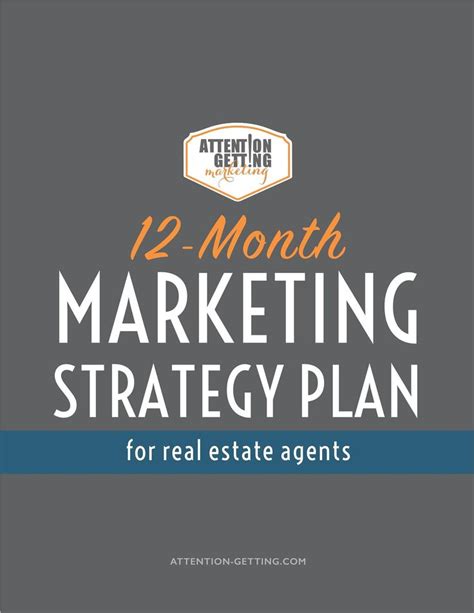 Real Estate Marketing Plan Real Estate Marketing Template Etsy Marketing Strategy Plan Real