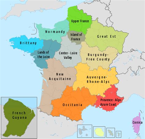 Son Evidencia El Hotel Regions Of France Map Obsesión Aceptado Receptor