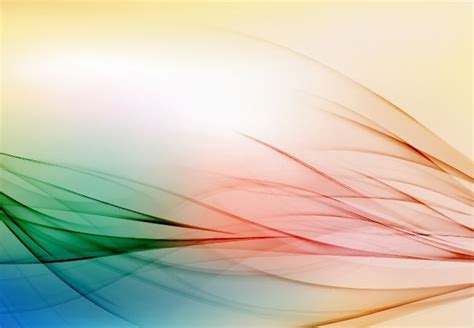 Abstract Colorful Background With Curves Vector