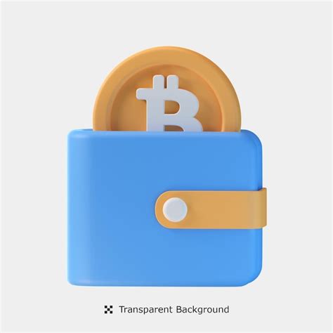 Premium Psd Bitcoin Wallet 3d Icon Illustration