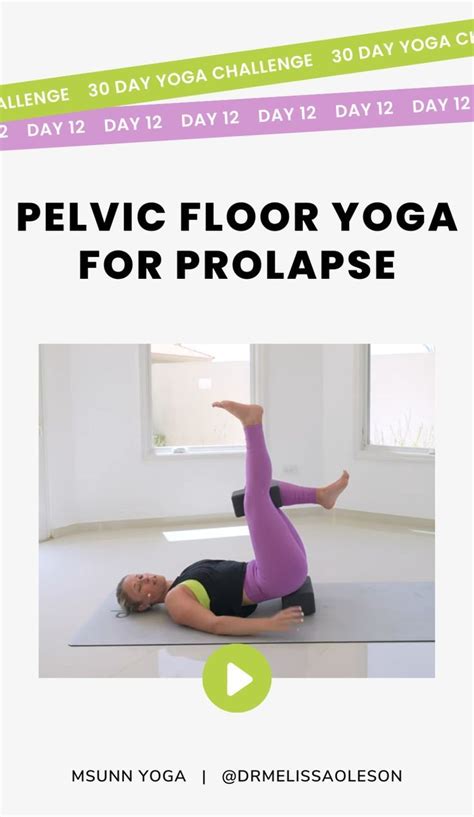 Pelvic Floor Exercises For Prolapse Prolapse Safe Yoga Workout Video