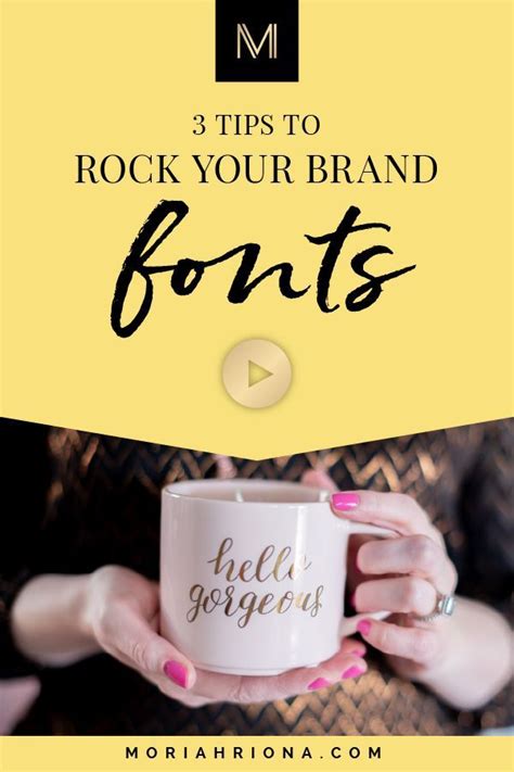 Brand Identity Design How To Use Fonts In Your Brand Wondering How
