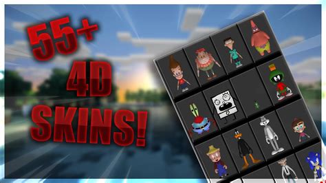 New Minecraft 116 4d And 5d Skin Pack Windows 10 Tutorial Youtube