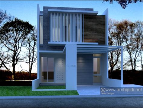 Selain terlihat modern, desainnya juga fungsional, lo! Gambar Design Rumah Minimalis Lebar 5 Meter - Contoh Z