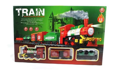 Classic Locomotive Express 15 Piece Battery Operated Toy Train Set