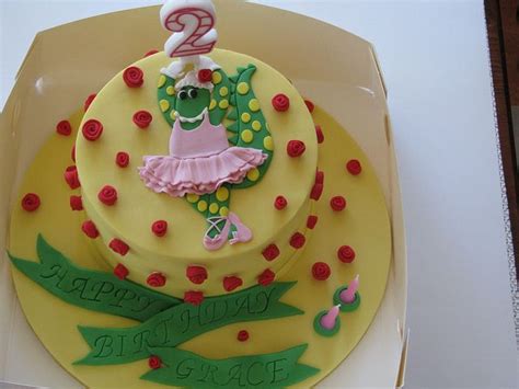 Dorothy The Dinosaur Cake Wiggles Cake Dinosaur Cake Dino Cake
