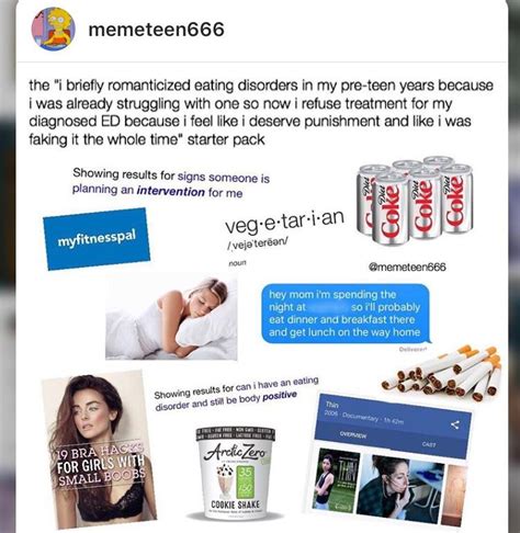 Online eating disorder subculture, pockets of the internet where largely young women and girls share inspiration and information on ed behaviors, has always been a black hole of calorie counting and exercising. r/proedmemes on Pholder | 401+ r/proedmemes images that ...