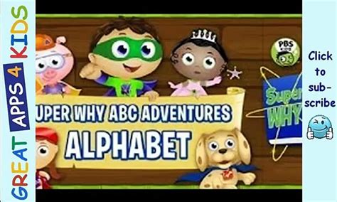 Super Why Abc Adventures Learning Alphabet App For Kids Видео