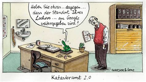 Karikatur Greser Und Lenz Katasteramt 20 Witze Für Deutschland Faz