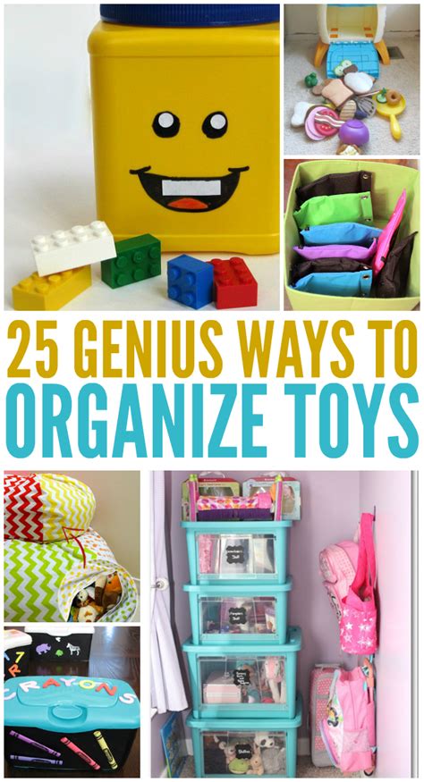 25 Genius Ways To Organize Toys