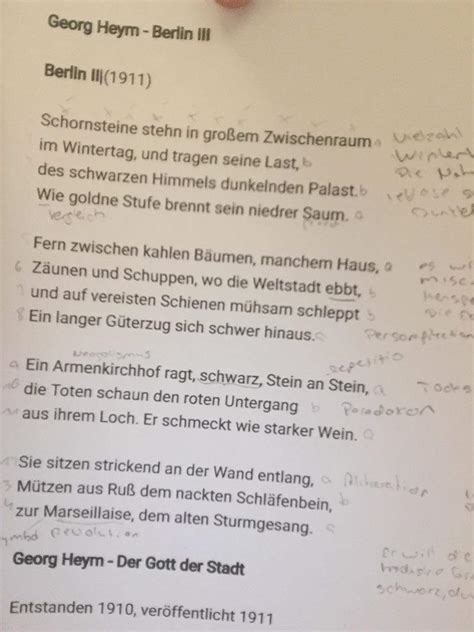 was versteht man unter dem gedicht schule deutsch gedichtinterpretation