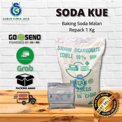 Jual Soda Kue Malan Sodium Bicarbonate Baking Soda Ex Rrc 1 Kg Shopee Indonesia