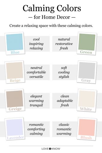 What Are The Most Calming Colors To Use In Home Decor Lovetoknow
