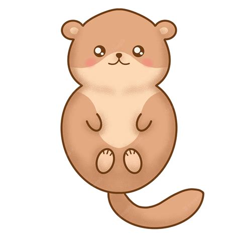 Premium Vector Cute Otter Illustration