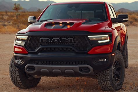 The New Ram 1500 Trx Pickup Truck With 712hp Spare Wheel