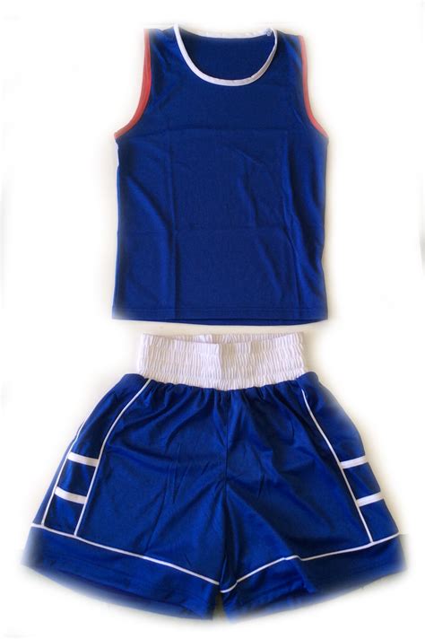 Pro Amateur Boxing Uniform Set Blue Pabusb