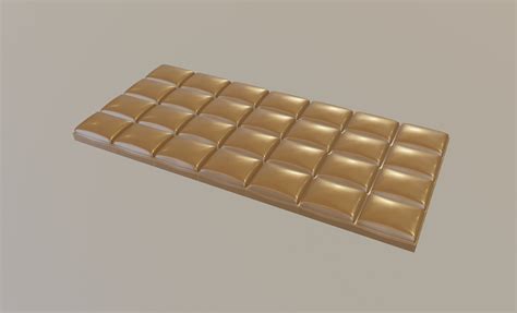 Chocolate Bar 3d Model Cgtrader