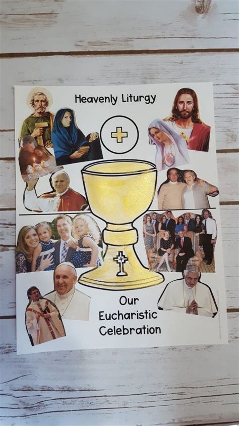 The Eucharist Unites Heaven And Earth A Craft For A Lesson On The