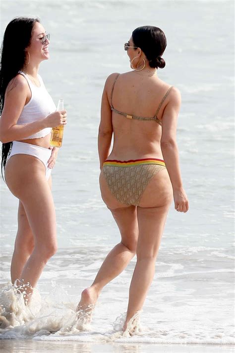 Kim Kardashian In Bikini Beach In Tulum Mexico Celebmafia