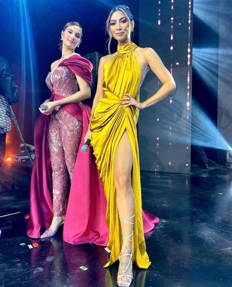 In Photos Catriona Gray Nicole Cordoves Looks At The Binibining