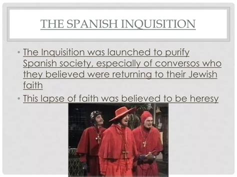 Ppt The Spanish Inquisition Powerpoint Presentation Free Download