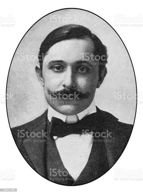 Portrait Of Notable New Yorkers William Clyde Fitch Stock Illustration