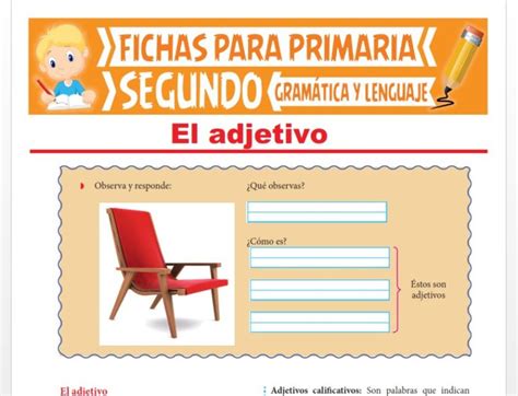 Actividades De Gramática Y Lenguaje Para Segundo Grado De Primaria