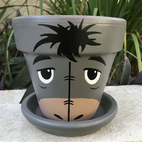 🔎zoom Painted Flower Pots Clay Pot Crafts Clay Flower Pots