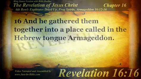 The Revelation Of Jesus Christ Chapter 16 Bible Book 66 The Holy