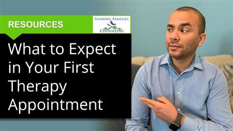 What To Expect In Your First Therapy Appointment Youtube