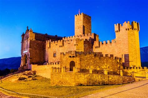Castle Of San Javier And Basilica Spain Stock Photo Image Of