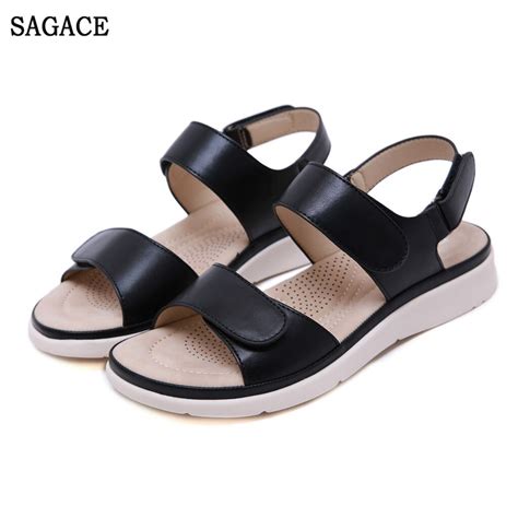 sagace women fashion peep toe low roman sandals flat shoes summer beach shoes sandals sexy high