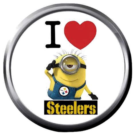 Minion I Love Steelers Pittsburgh Steelers Fan Girl Loves Nfl Football
